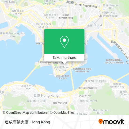 達成商業大廈地圖
