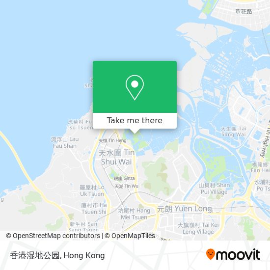 香港湿地公园 map