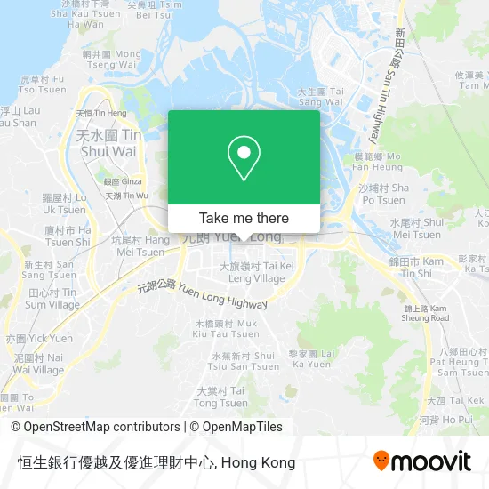 恒生銀行優越及優進理財中心 map