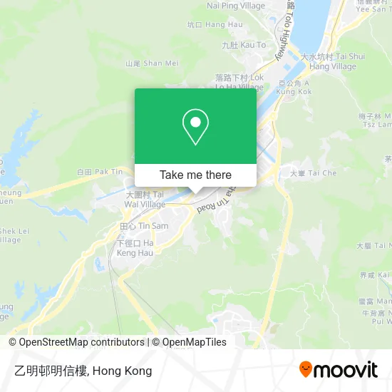 乙明邨明信樓地圖