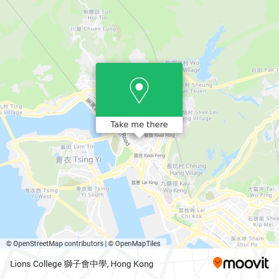 Lions College 獅子會中學地圖