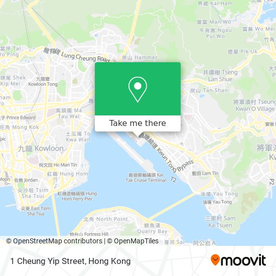 1 Cheung Yip Street map