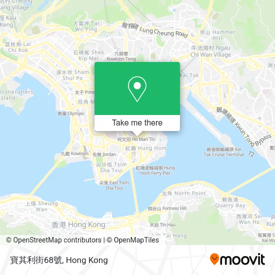 寶其利街68號地圖