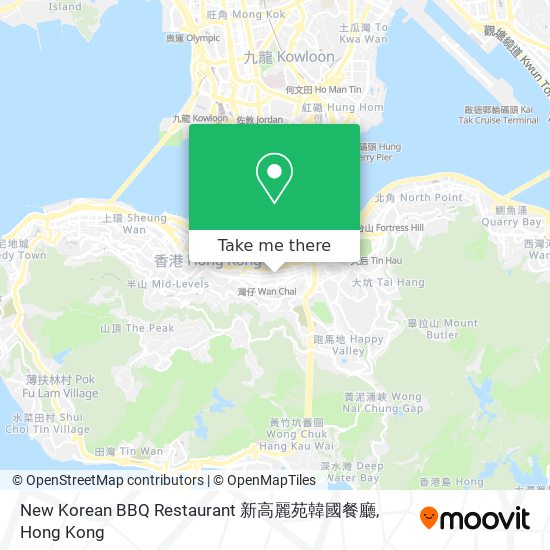 New Korean BBQ Restaurant 新高麗苑韓國餐廳 map