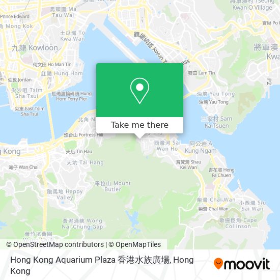 Hong Kong Aquarium Plaza 香港水族廣場地圖