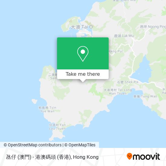 氹仔 (澳門) - 港澳碼頭 (香港) map