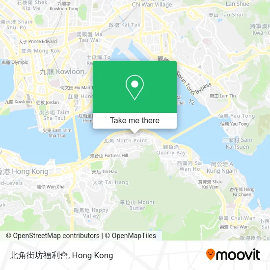北角街坊福利會地圖
