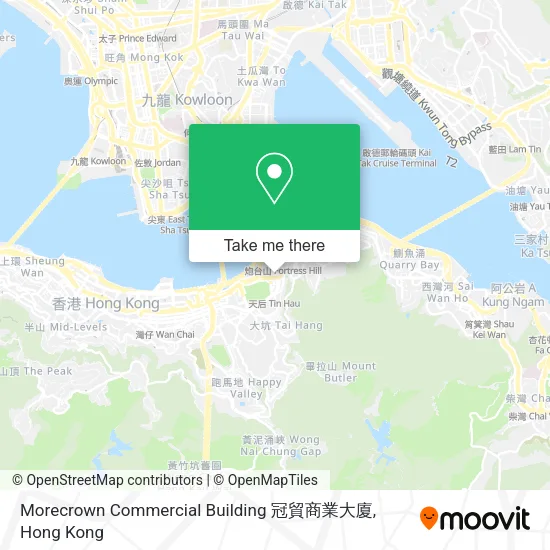 Morecrown Commercial Building 冠貿商業大廈地圖