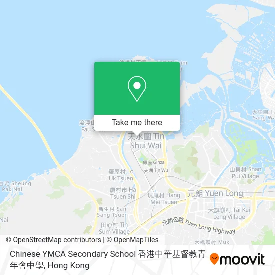 Chinese YMCA Secondary School 香港中華基督教青年會中學 map