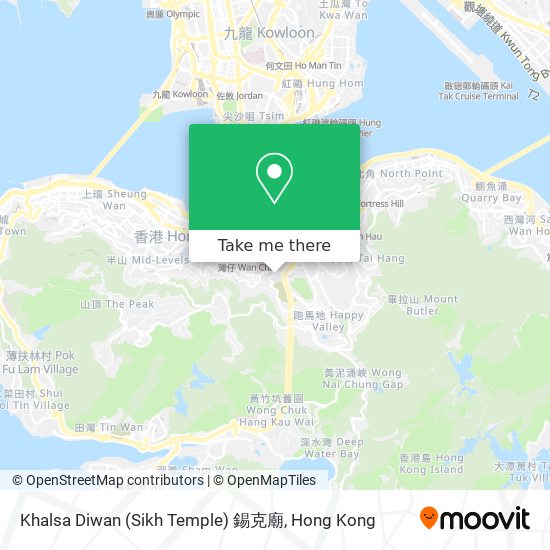 Khalsa Diwan (Sikh Temple) 錫克廟 map