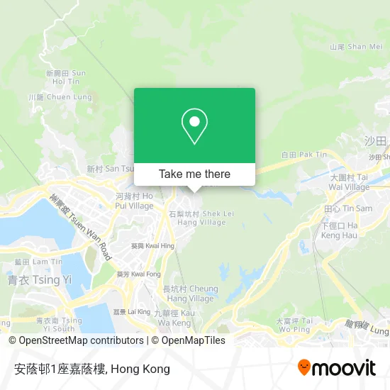 安蔭邨1座嘉蔭樓 map