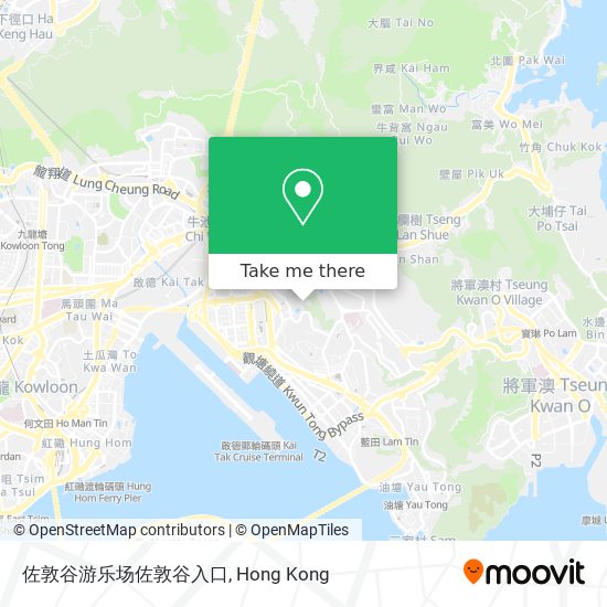 佐敦谷游乐场佐敦谷入口 map