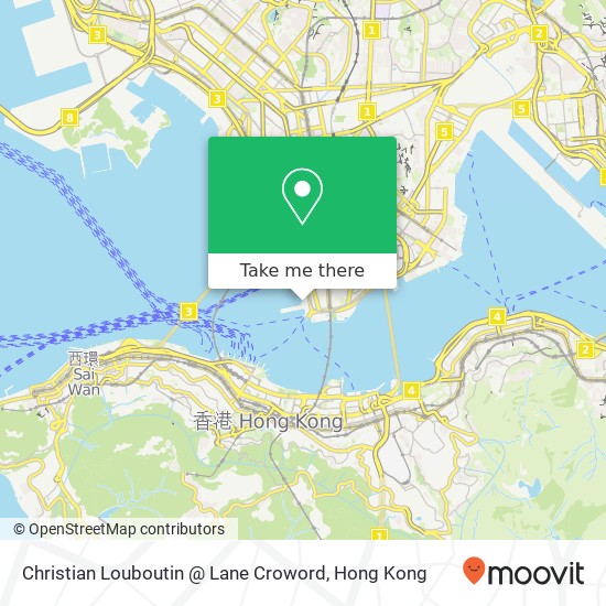 Christian Louboutin @ Lane Croword map