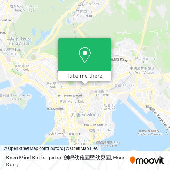 Keen Mind Kindergarten 劍鳴幼稚園暨幼兒園地圖