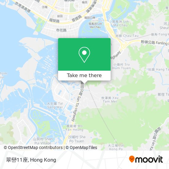 翠巒11座 map