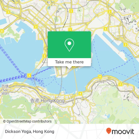 Dickson Yoga map