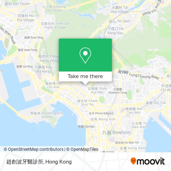 趙創波牙醫診所 map