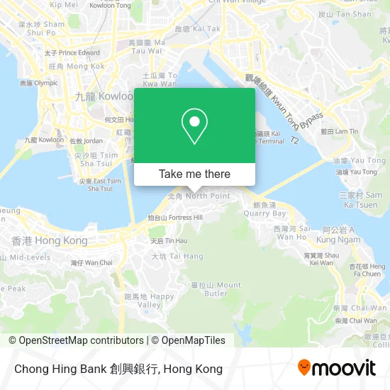 Chong Hing Bank 創興銀行地圖