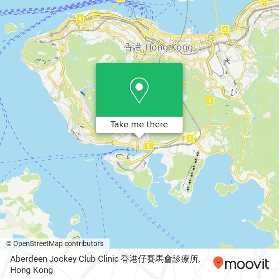 Aberdeen Jockey Club Clinic 香港仔賽馬會診療所 map