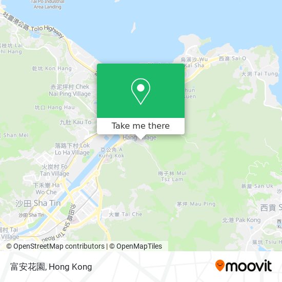 富安花園地圖