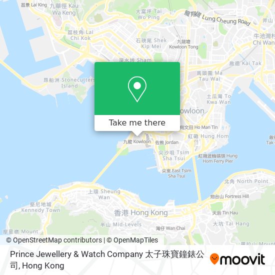 Prince Jewellery & Watch Company 太子珠寶鐘錶公司 map