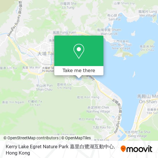 Kerry Lake Egret Nature Park 嘉里白鷺湖互動中心 map