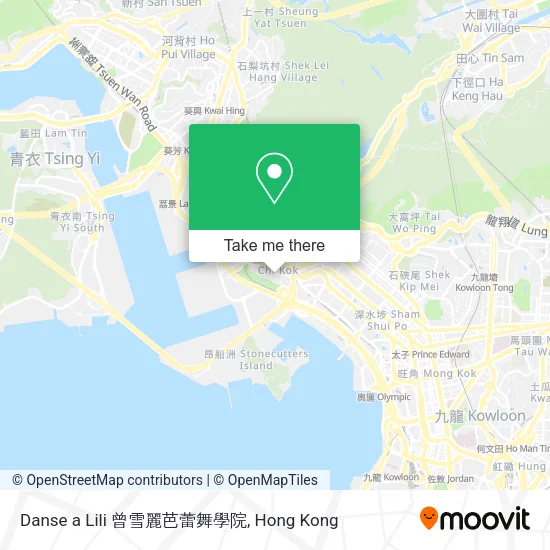Danse a Lili 曾雪麗芭蕾舞學院地圖