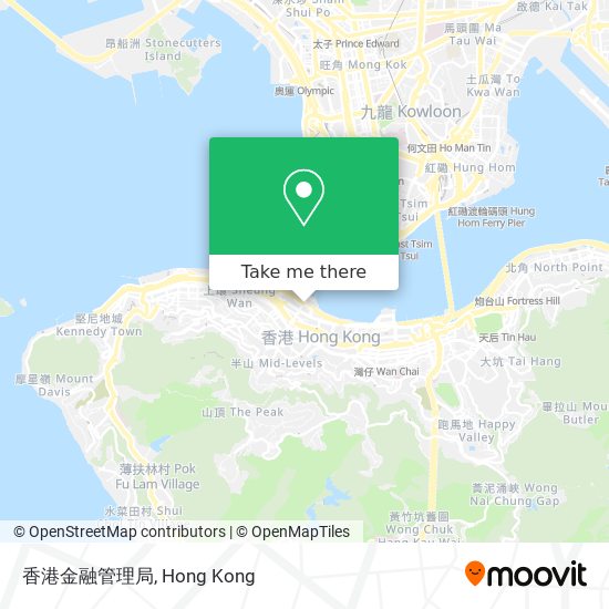 香港金融管理局 map