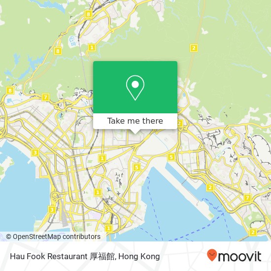 Hau Fook Restaurant 厚福館 map