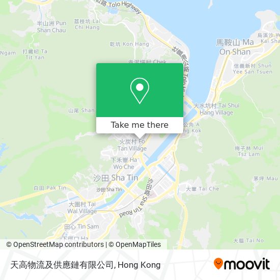 天高物流及供應鏈有限公司 map