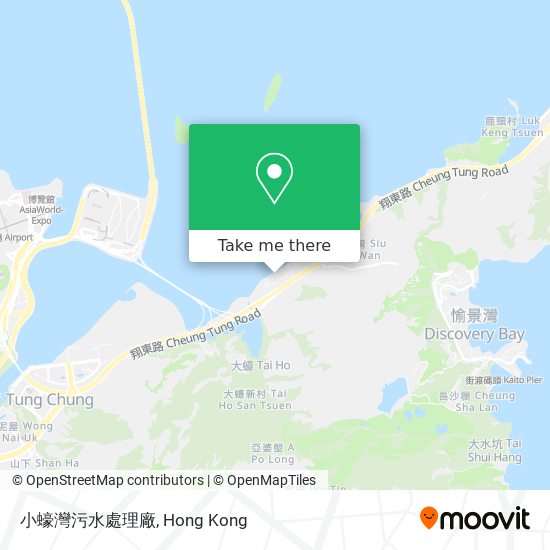 小蠔灣污水處理廠 map