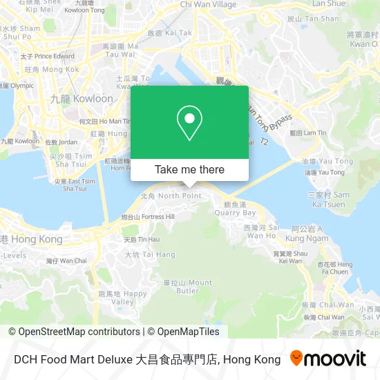 DCH Food Mart Deluxe 大昌食品專門店地圖