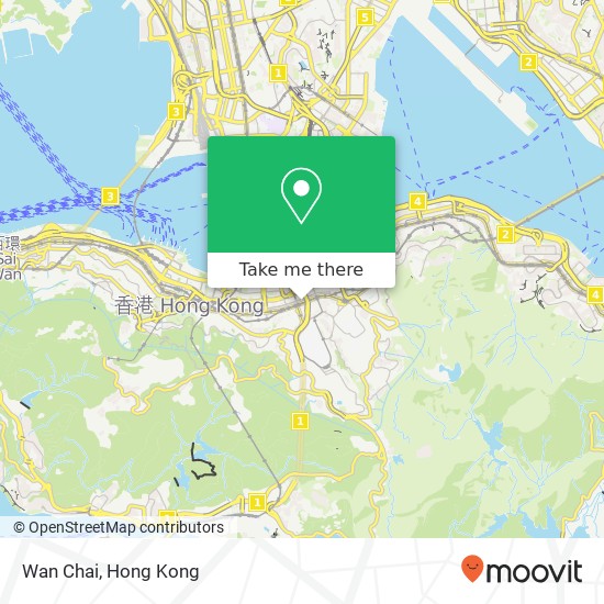 Wan Chai map