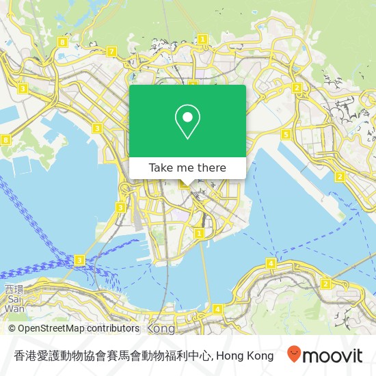 香港愛護動物協會賽馬會動物福利中心 map