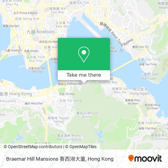 Braemar Hill Mansions 賽西湖大廈 map