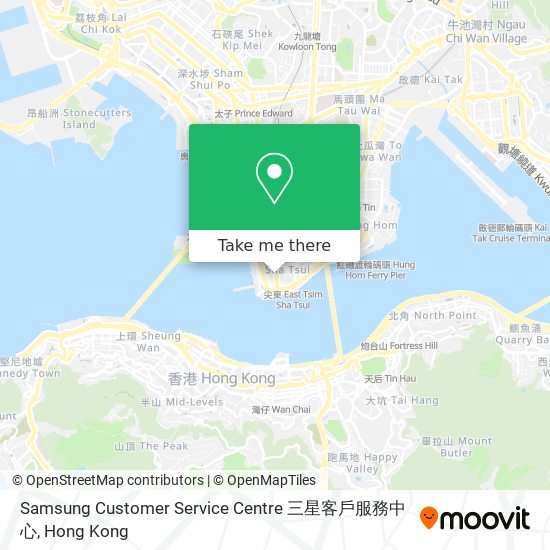 Samsung Customer Service Centre 三星客戶服務中心 map