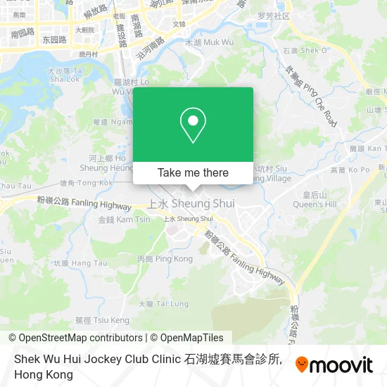 Shek Wu Hui Jockey Club Clinic 石湖墟賽馬會診所 map