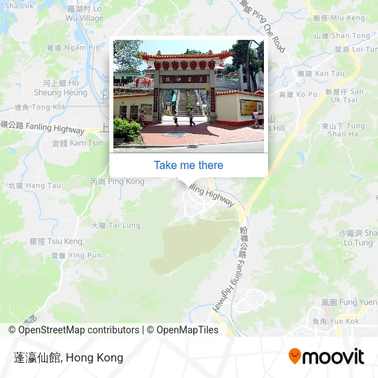 蓬瀛仙館地圖