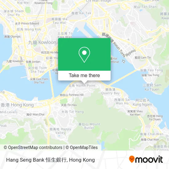 Hang Seng Bank 恒生銀行地圖