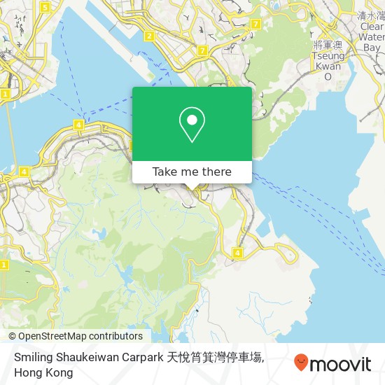 Smiling Shaukeiwan Carpark 天悅筲箕灣停車塲 map