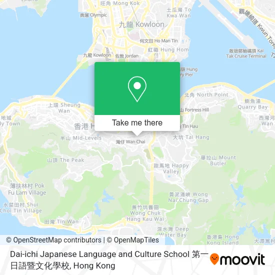 Dai-ichi Japanese Language and Culture School 第一日語暨文化學校地圖