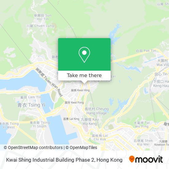 Kwai Shing Industrial Building Phase 2地圖