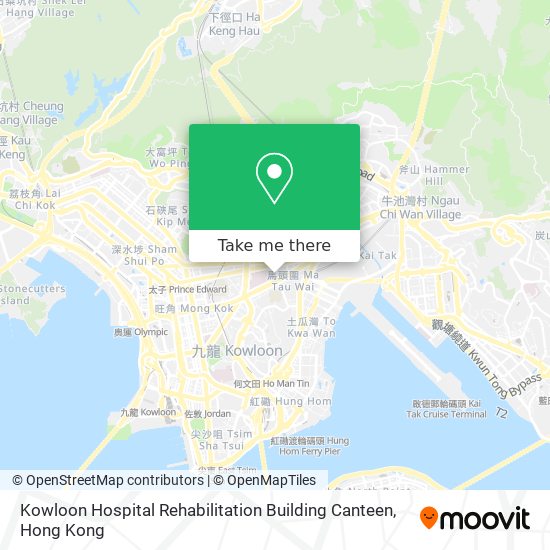 Kowloon Hospital Rehabilitation Building Canteen map