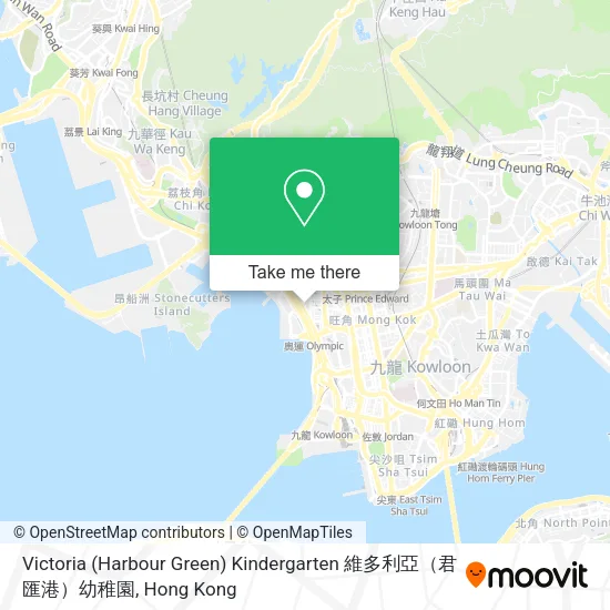 Victoria (Harbour Green) Kindergarten 維多利亞（君匯港）幼稚園地圖