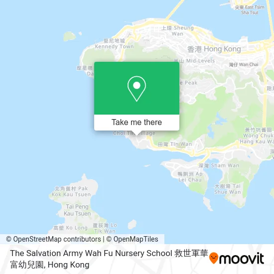 The Salvation Army Wah Fu Nursery School 救世軍華富幼兒園 map