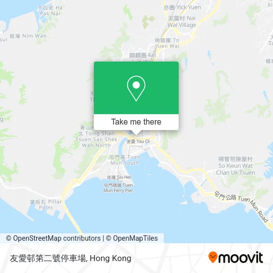友愛邨第二號停車場地圖
