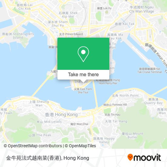 金牛苑法式越南菜(香港) map