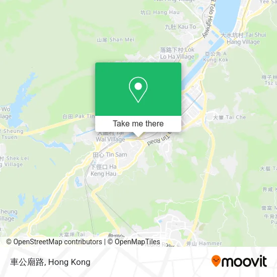 車公廟路地圖