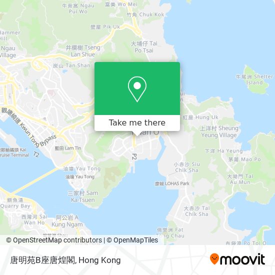 唐明苑B座唐煌閣地圖