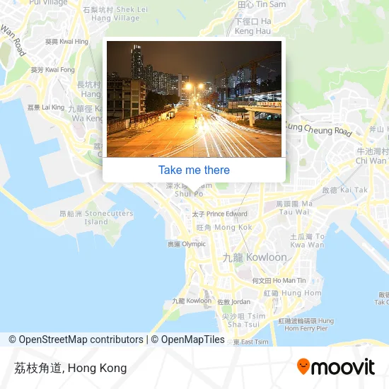 荔枝角道 map
